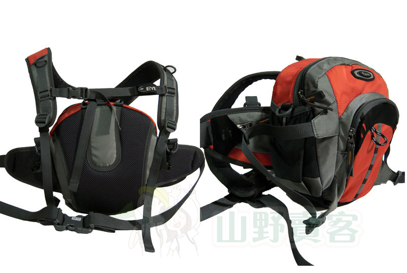 EYE075 三用安全反光多功能臀包 6公升 登山 健行 單車包