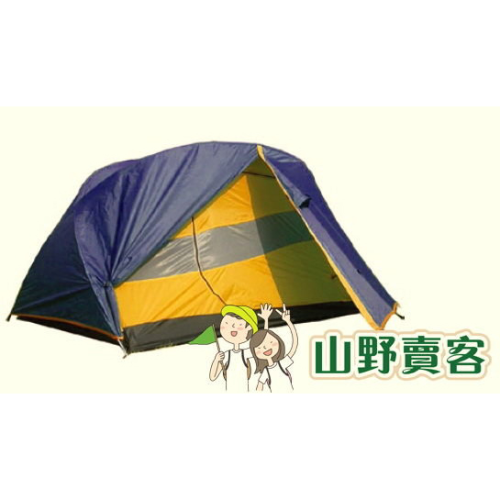 【山野賣客】DJ-822 鋁合金雙門雙人登山帳篷
