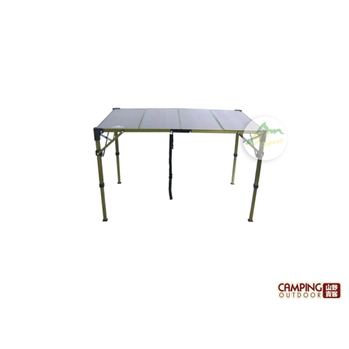 【山野賣客】 台灣 GoSport 96023 複合板折疊桌(4片) 摺疊桌 折合桌 蛋捲桌 ZC96023