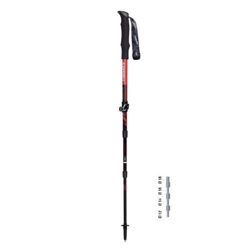 【山野賣客】義大利 Masters MA01S2719 Speedster Alu 超短鋁合金 紅 登山杖 手杖 拐杖