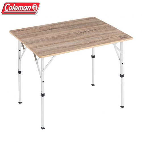 【山野賣客】Coleman CM-34611 摺疊生活桌 90 70cm 及 40cm 的2階段高度調整