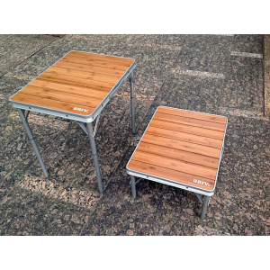 【山野賣客】UNRV 多用途竹桌 折疊桌 二段高度可調 餐桌 電腦桌 小竹桌
