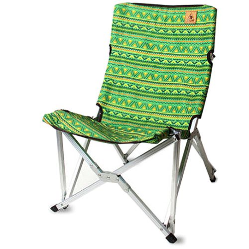【山野賣客】KAZMI 民族風樂活椅(綠色) K3T3C024GN