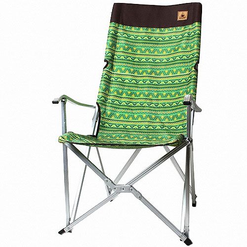【山野賣客】KAZMI 豪華休閒折疊椅(綠色) K3T3C025GN