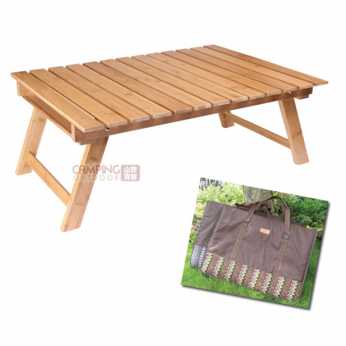 【山野賣客】Camping Ace 手作天然竹材野餐桌 ARC-782 不鏽鋼螺絲固定桌板 竹桌 摺疊桌 折疊桌