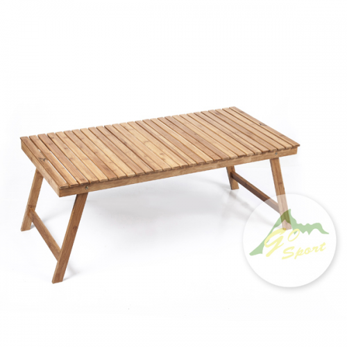 【山野賣客】GoSport 98010 竹製點心桌 折合桌 折疊桌 摺疊桌 帳篷小桌 竹桌